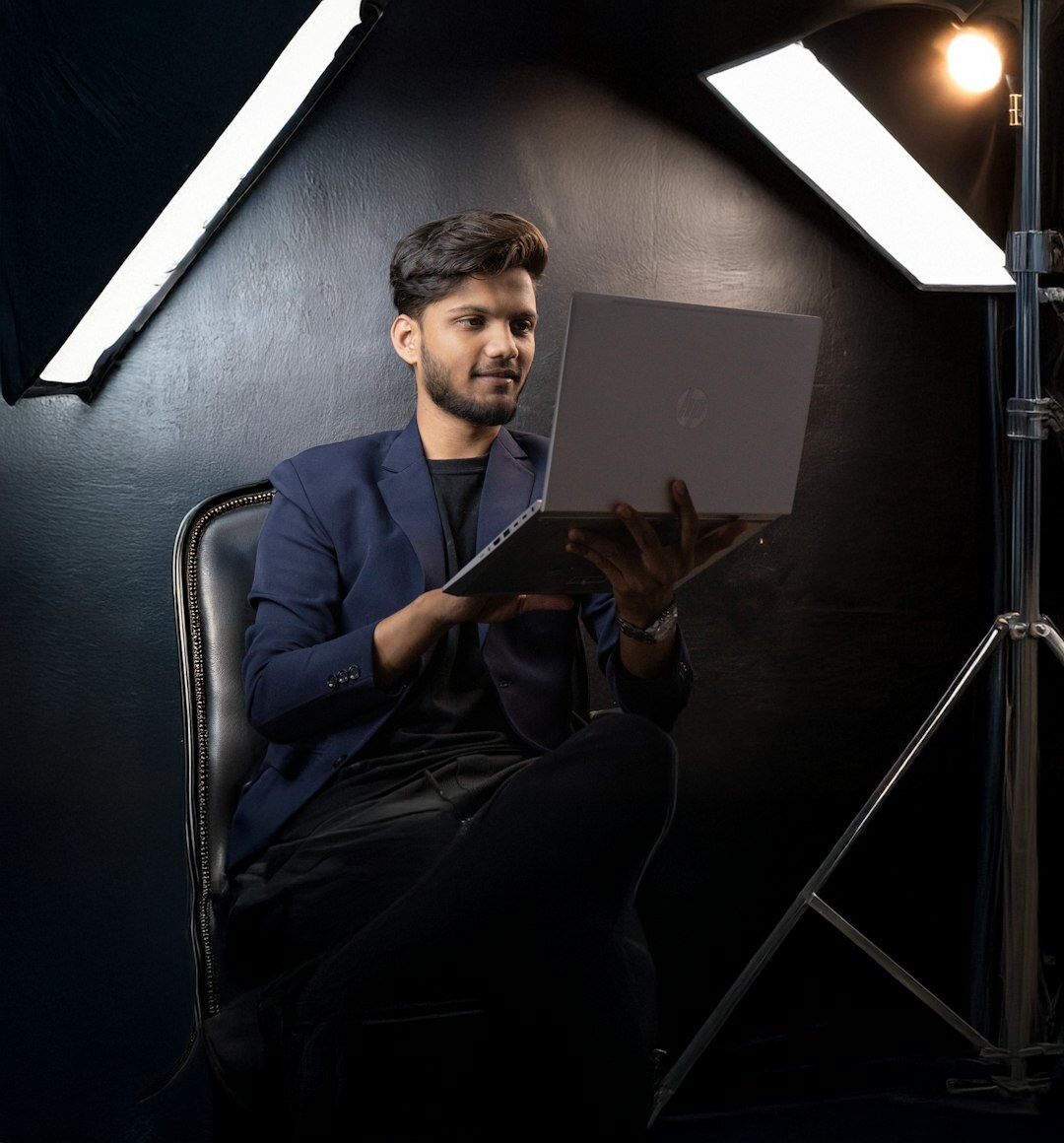 Portrait of a male video editing instructor